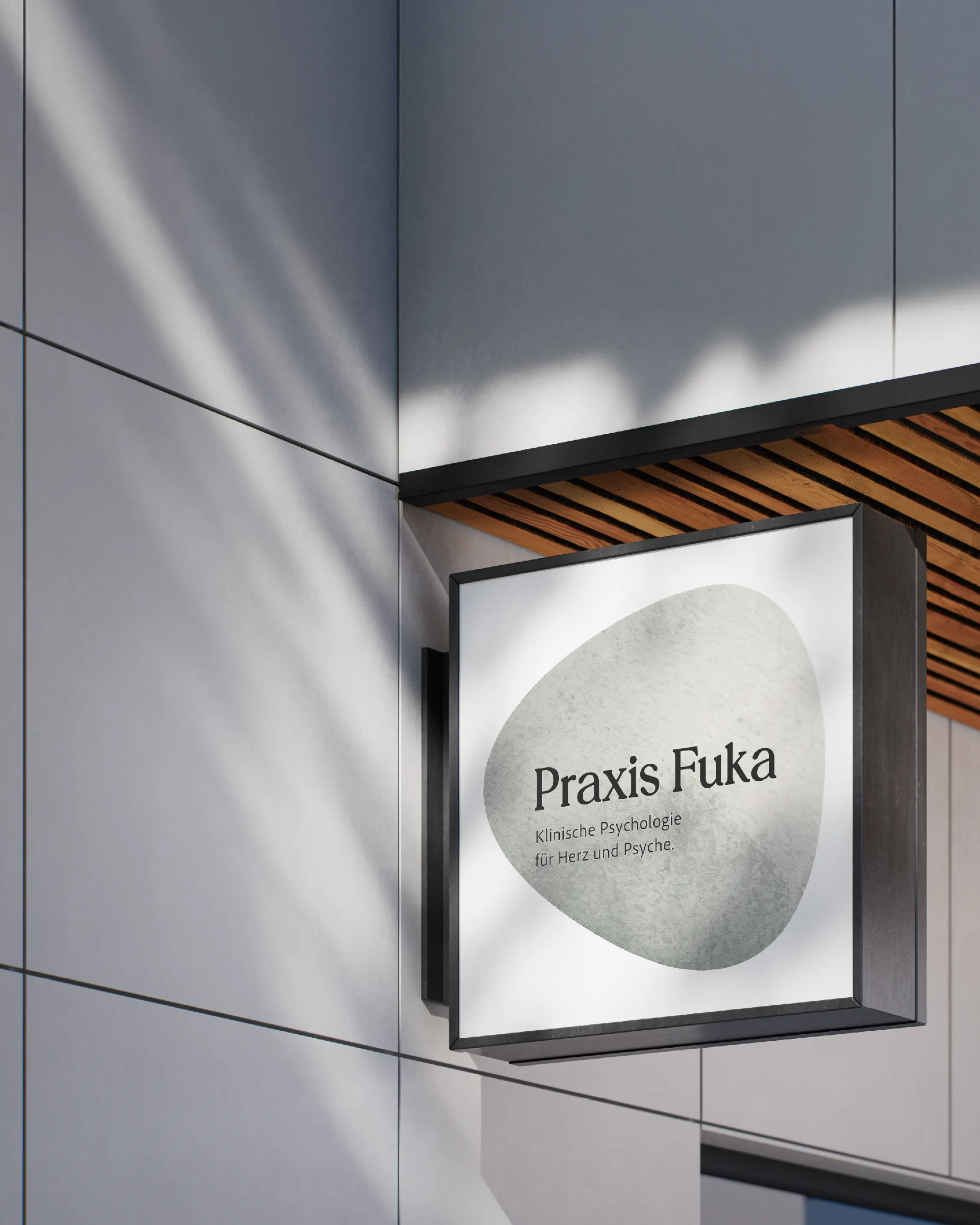 Praxisschild der Praxis Fuka, madea