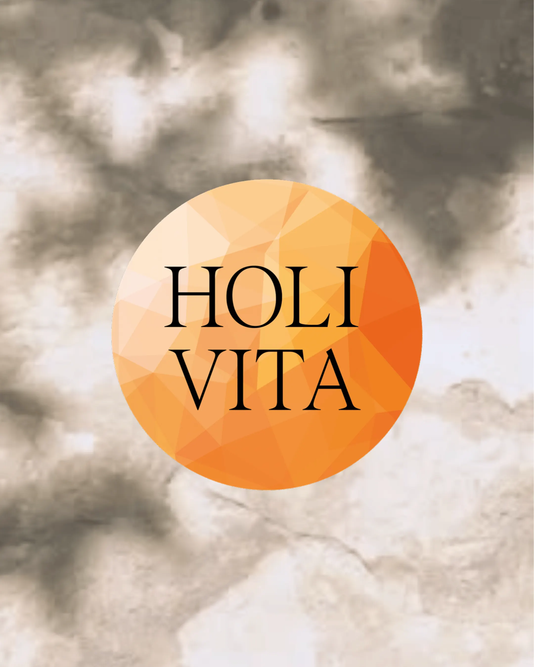 Logo Holivita auf Marmor, madea